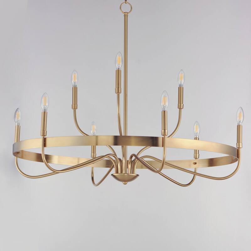 Maxim 14499 Frankie 9 Light 40" Wide Taper Candle Style Chandelier