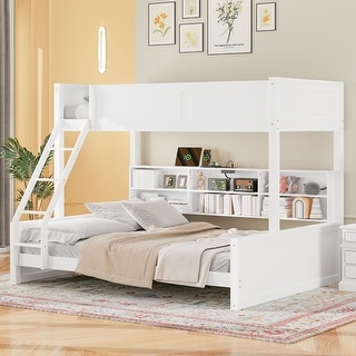 Multi-functional Solid Wood Bunk Bed by Harper & Bright Designs