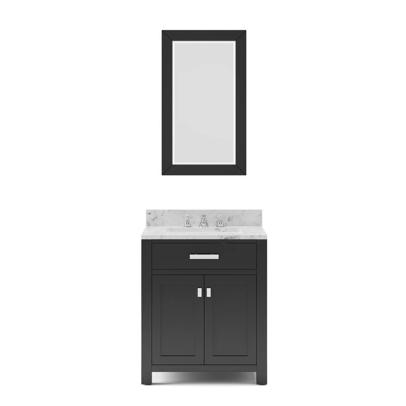 Water Creation Madison 30-inch Espresso Single Sink Bathroom Vanity
