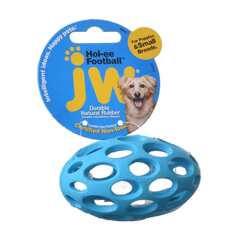 Shop Jw Pet Hol Ee Football Rubber Dog Toy Mini 3 75 Long