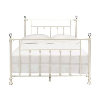 Metal and Acrylic Bed in White Finish - Bed Bath & Beyond - 35719016