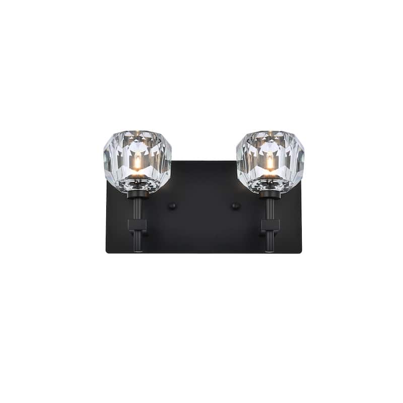 Indigo Home 2 Light Wall Sconce - Black