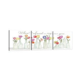 iCanvas "Put My Trust In You" by Cindy Jacobs 3-Piece Wall Art Set ...
