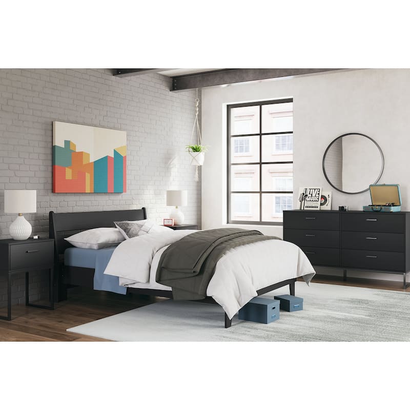 Signature Design by Ashley Socalle Black Dresser