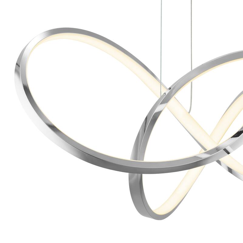 Knotted Integrated LED Dimmable Chandelier