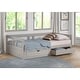 preview thumbnail 9 of 16, Melody Expandable Twin-to-King Trundle Daybed with Storage Drawers
