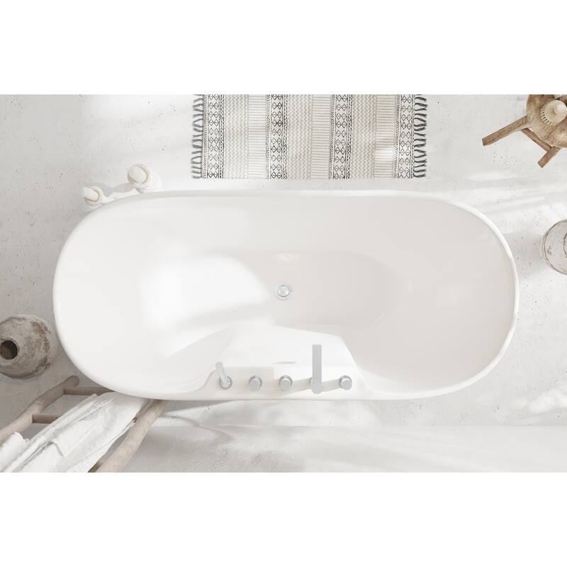 Nicolette Bathtub in Glossy White