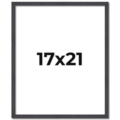 17x21 Frame Brown Picture Frame - Complete Modern Photo Frame Includes