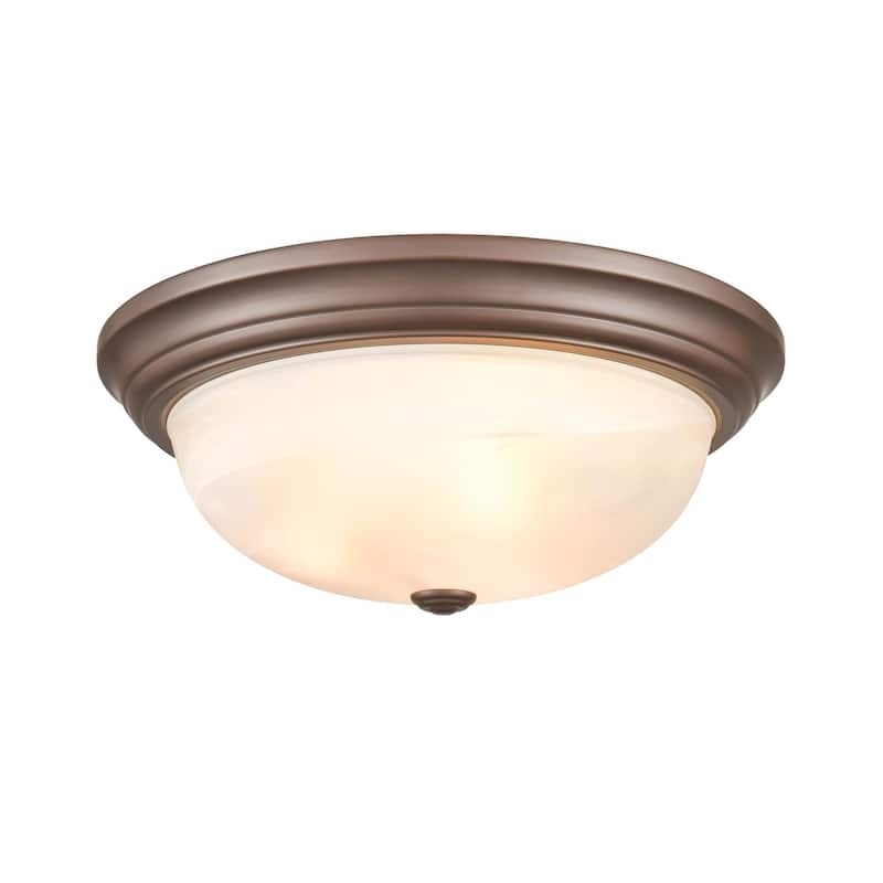 Millennium Lighting Metal 3 Light Flushmount Ceiling Light