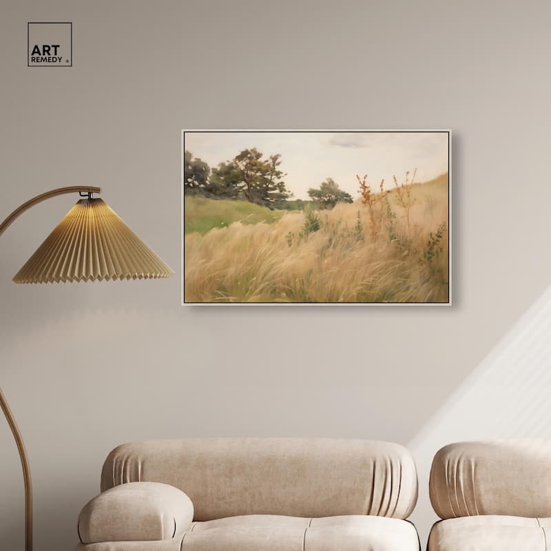 Cogon Grass Breeze I Canvas by Art Remedy