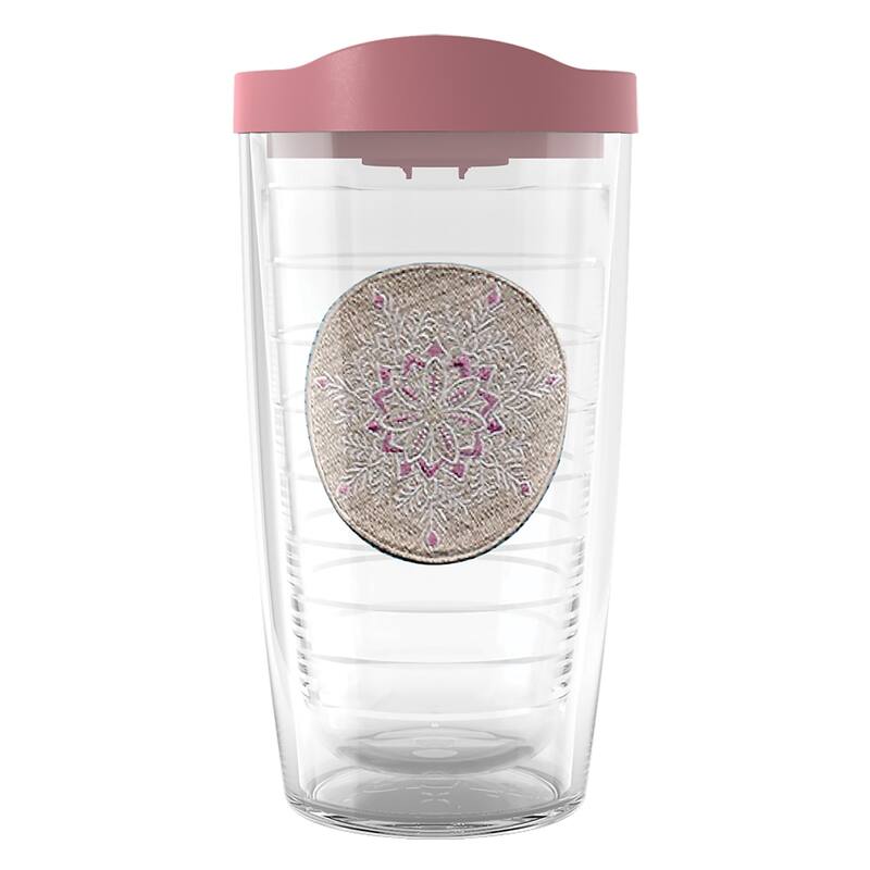 Tervis Christmas Holiday - Snowflake Patch Made in USA Double Walled Insulated Travel Tumbler, Frosty - 16oz - 16oz