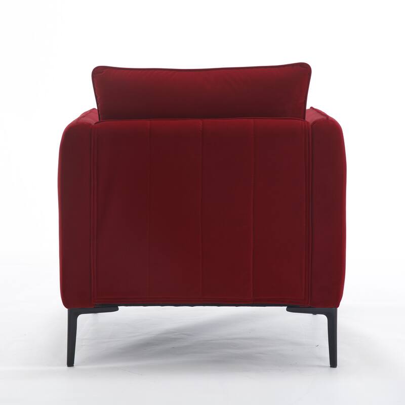 Accent Chair for Living Room, =Comfy Single Sofa Chair Mid-Century Modern Armchair