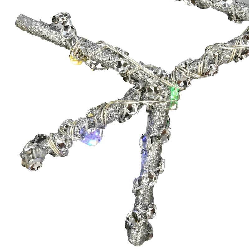 National Tree Company 14.5 in. Snowflake Tree Top for Artificial Trees with Dual Color Lights - 14.5 in