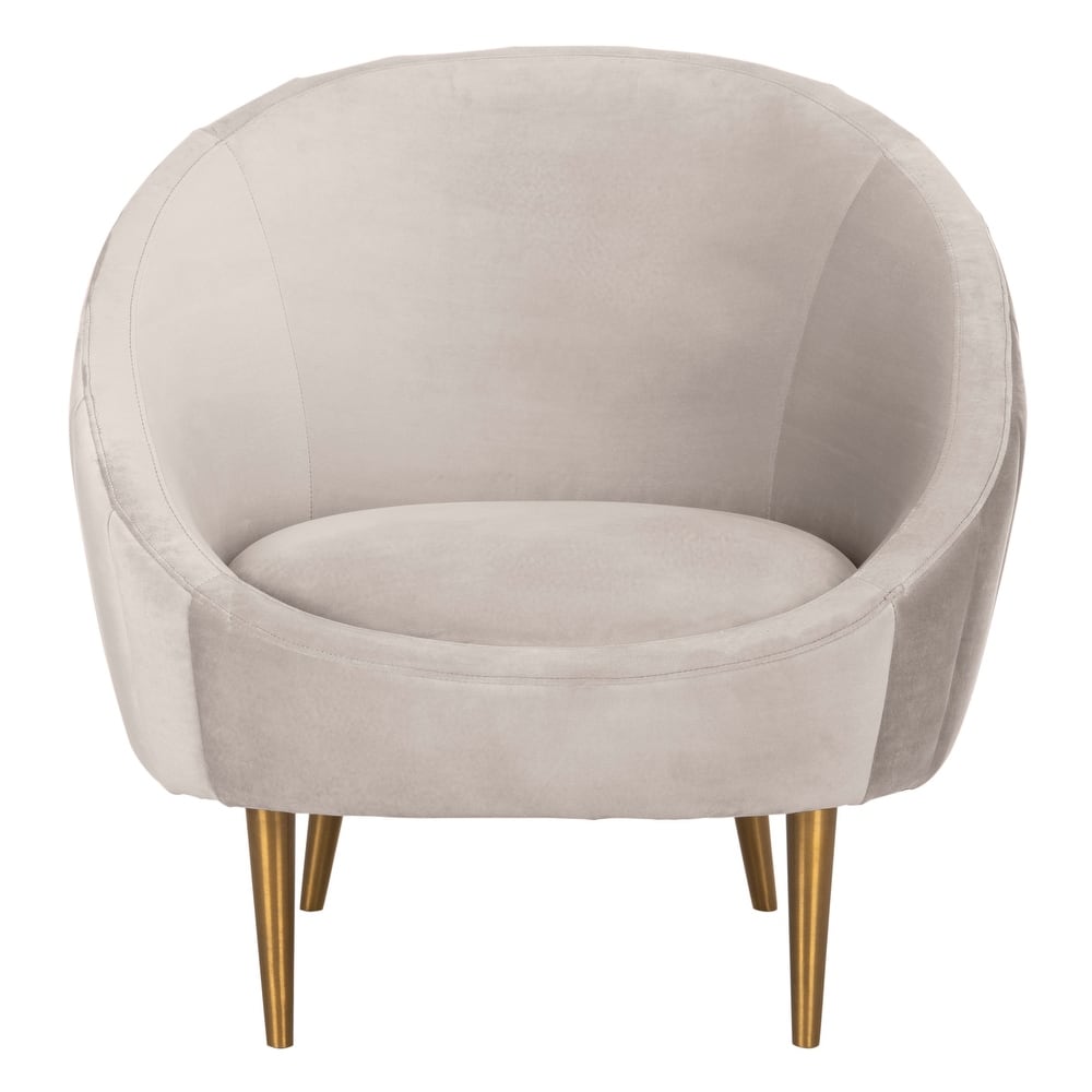 SAFAVIEH Couture Mariegret Channel Tufted Tub Chair - 32Wx30Dx32H
