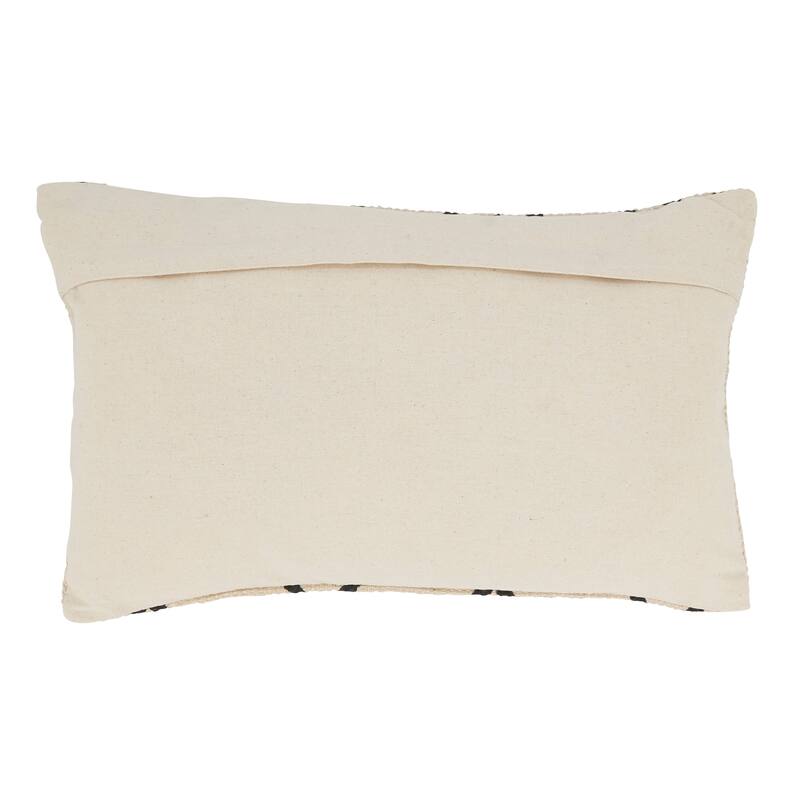 Cotton Pillow With Chevron Design