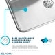 preview thumbnail 6 of 9, Elkay Lustertone 22" Drop In Single Basin Stainless Steel Kitchen Sink