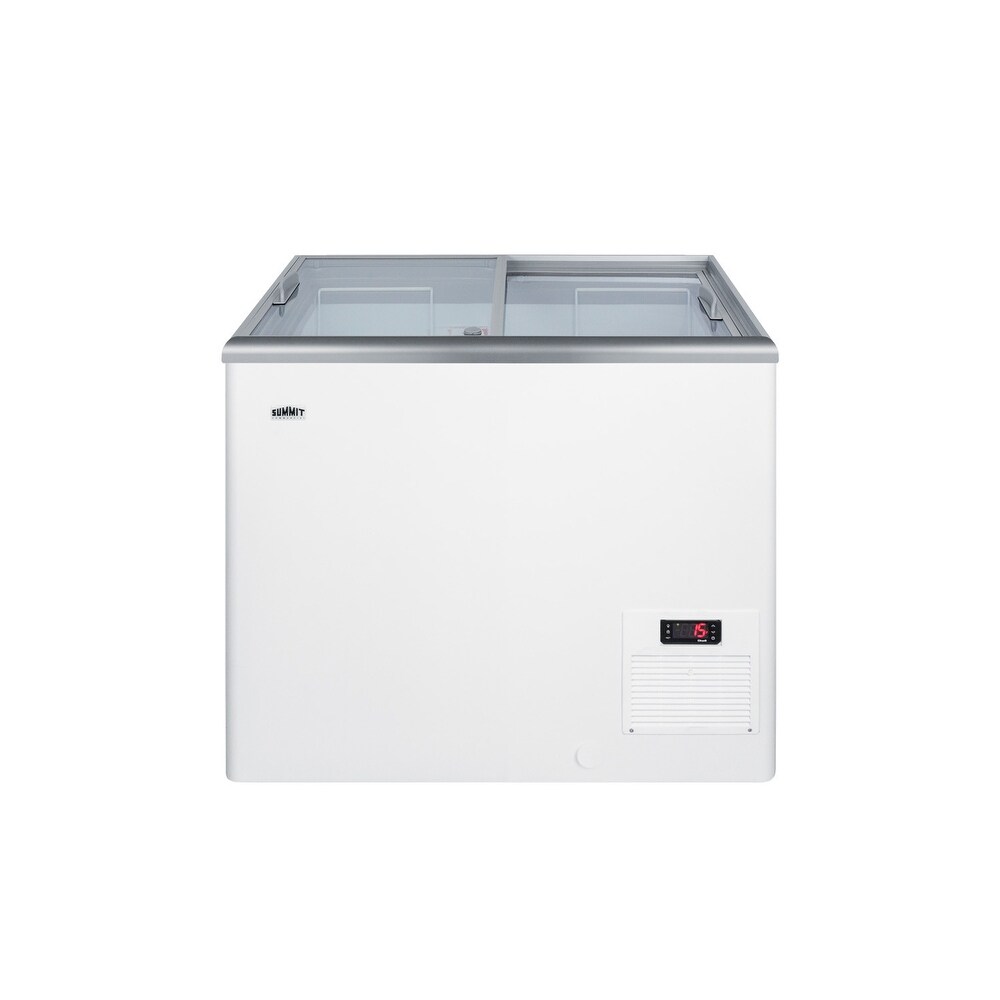 Summit  NOVA22  Commercial 30" Wide 7.2 Cu. Ft. Capacity Food & Beverage Freezer Merchandiser - White (White)
