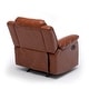 preview thumbnail 38 of 37, Charleston Leather Gel Glider Rocker Recliner by Greyson Living