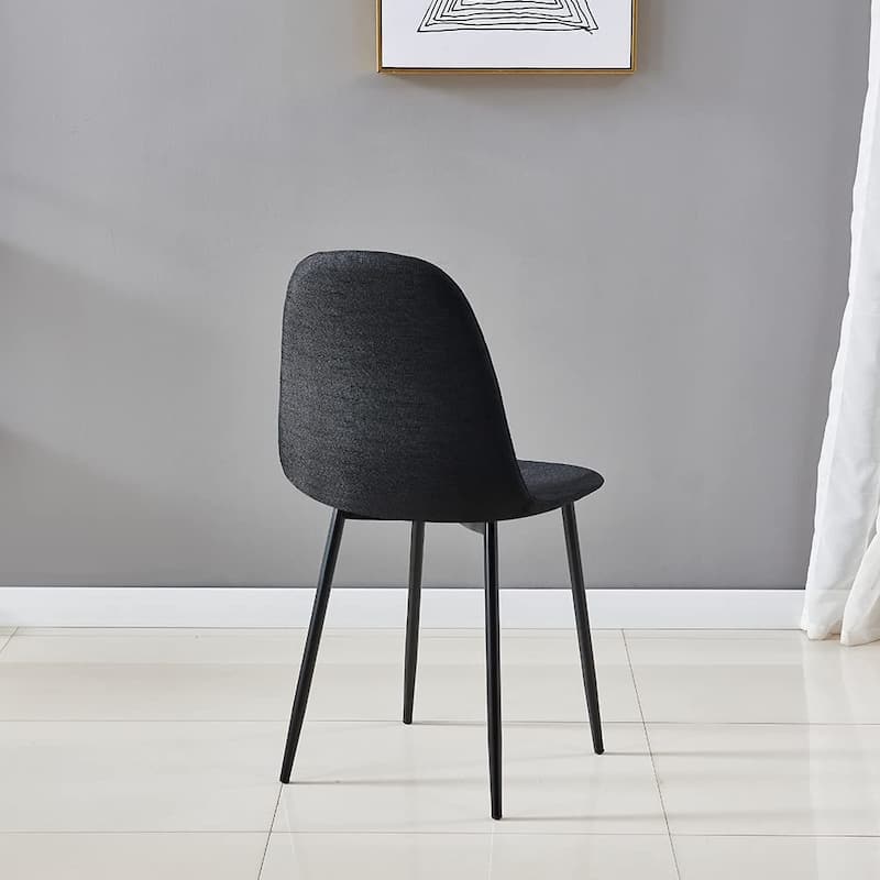Modern Upholstered Cover Dining Chair for Kitchen, Set of 4 - N/A