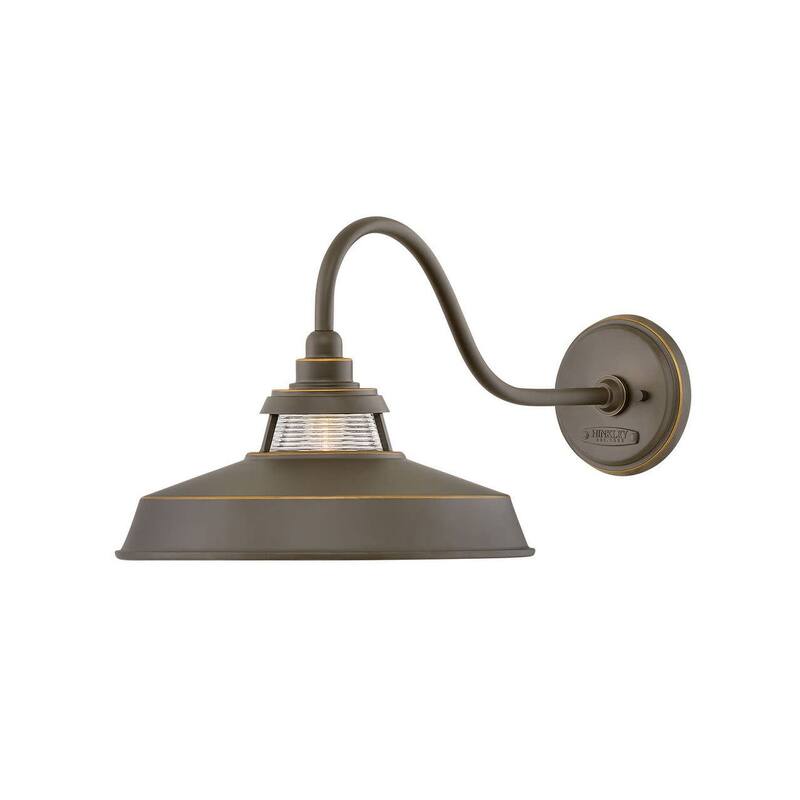 Hinkley Lighting Troyer Single Light 12" Tall Outdoor Wall Sconce - Oil Rubbed Bronze