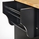 preview thumbnail 22 of 35, Simple Living Georgia Kitchen Cart