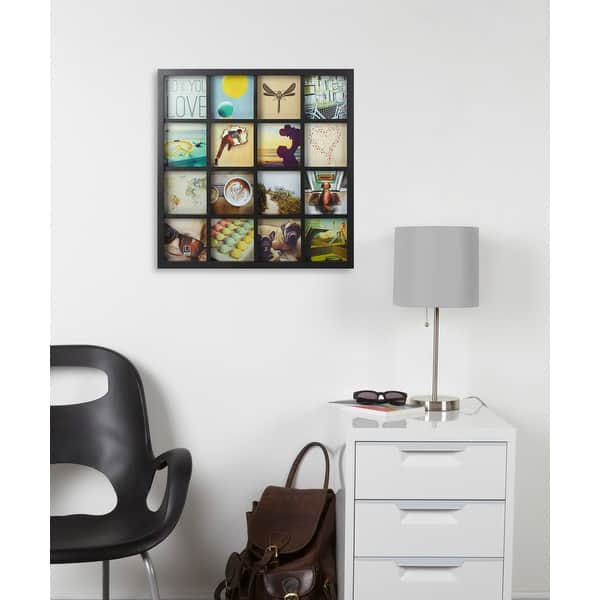 Umbra Gridart Photo Display Frame Overstock 10614125 For an aesthetically pleasing look, this square, natural frame made with wood is a great choice. umbra gridart photo display frame