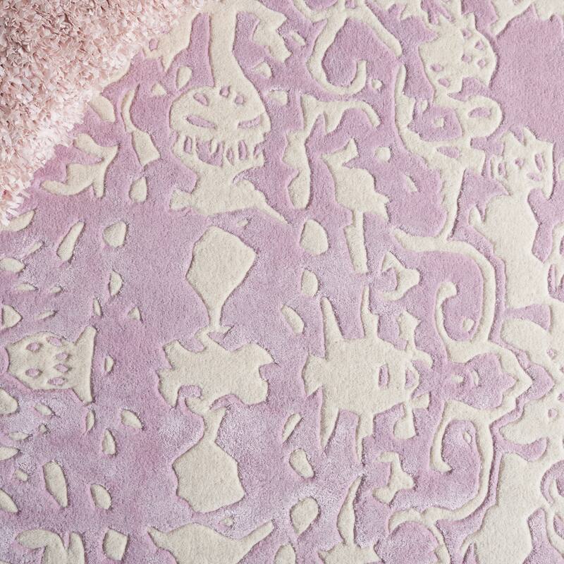 SAFAVIEH Handmade Fifth Roselette Avenue Modern Abstract Wool Rug