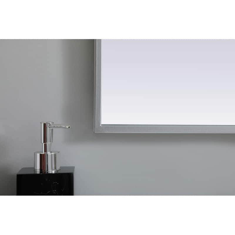 Indigo Home Metal Frame Arch Mirror 33x24 Inch