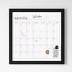 preview thumbnail 25 of 34, Martha Stewart Dry Erase Magnetic Monthly Calendar and with Woodgrain Frame
