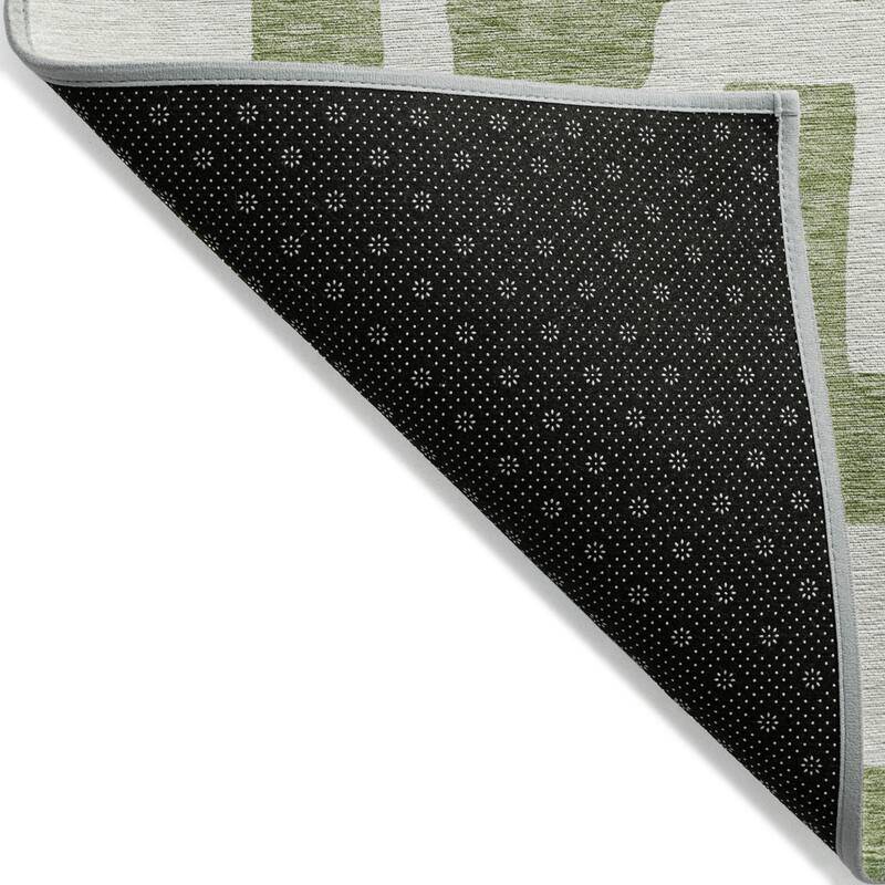 HomeRoots Abstract Transitional Rectangle Outdoor Rug
