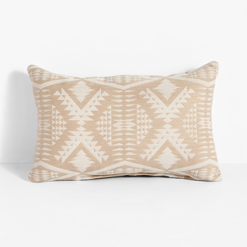 Sunbrella Pendleton Diamond Printed Indoor/Outdoor 12x18 Knife Edge Pillow (Single) - 12 in H x 18 in W x 6 in D