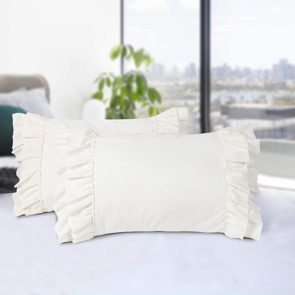 Ruffle body pillow cover outlet
