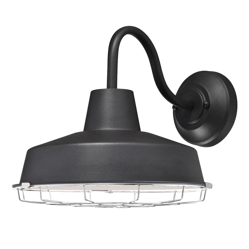Westinghouse Academy One-Light LED Outdoor Wall Fixture, Cage Shade