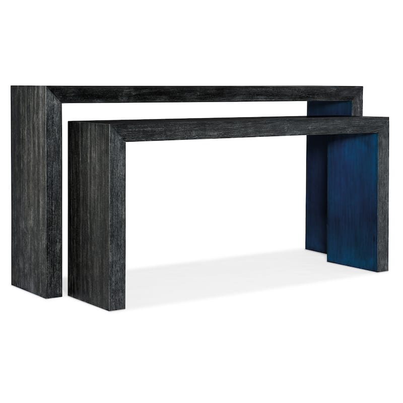 Hooker Furniture 628-85129 72" Wide Wood Veneer Console Table - Black