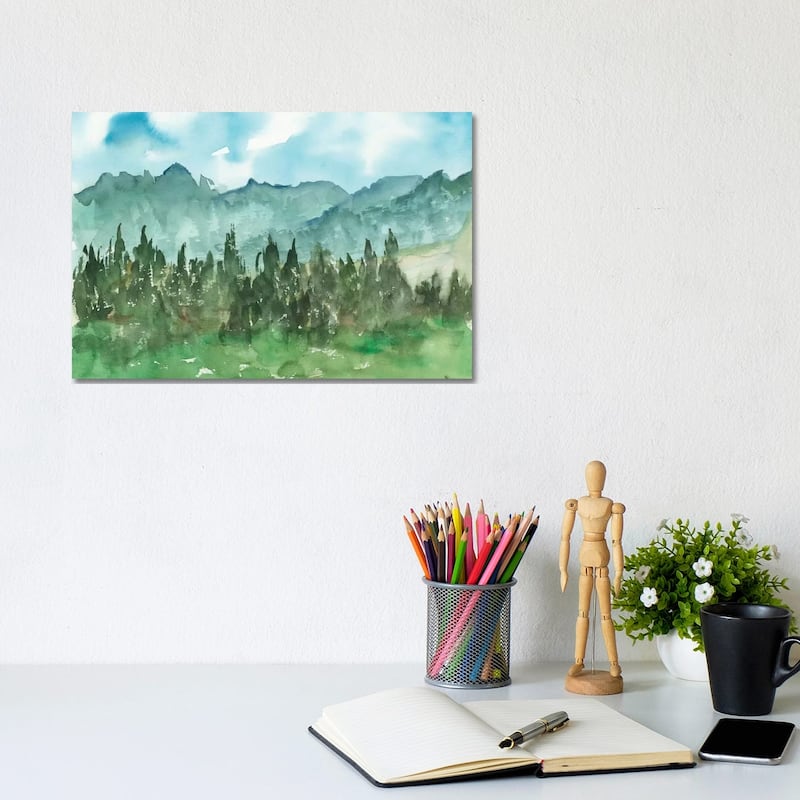 iCanvas "Stand of Evergreens II" by Ethan Harper Canvas Print - 8x12x0.75