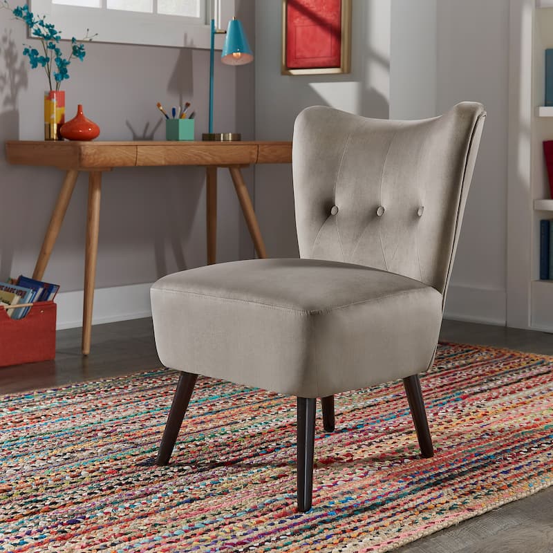 Imani 22.5" Wide Tufted Accent Chair by iNSPIRE Q Bold
