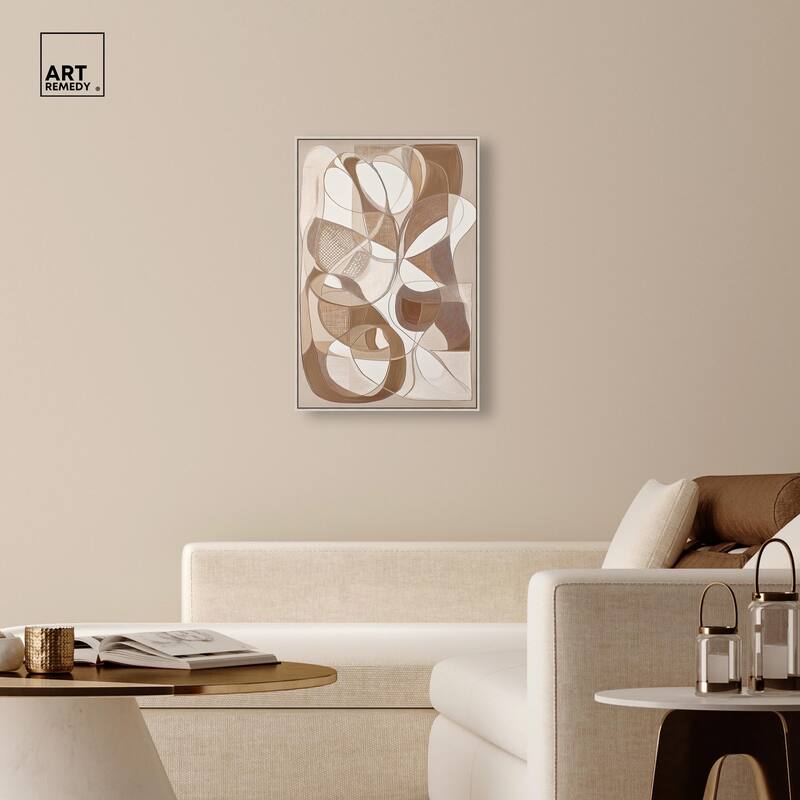 Mocha Dream Canvas by Art Remedy