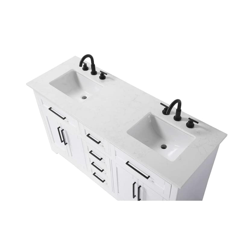 Nathaniel Double Bathroom Vanity (54-84 inch)