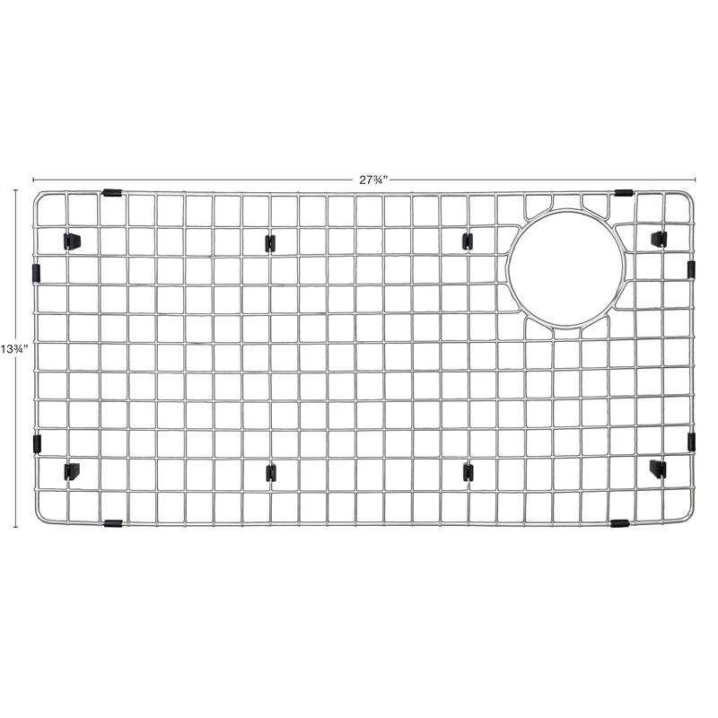 Karran Stainless Steel Bottom Grid 13-3/4" x 27-3/4" fits on QT-722 and QU-722