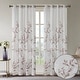preview thumbnail 19 of 28, Madison Park Vera Burnout Printed Curtain Panel Single