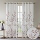 preview thumbnail 46 of 65, Madison Park Vera Burnout Printed Curtain Panel
