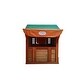 preview thumbnail 8 of 13, Outdoor Wooden Playhouse for Kids with 4-in-1 Games Garden Fun Playhouse with Solid Wood Construction - 61.4" L x 46" W x 64" H