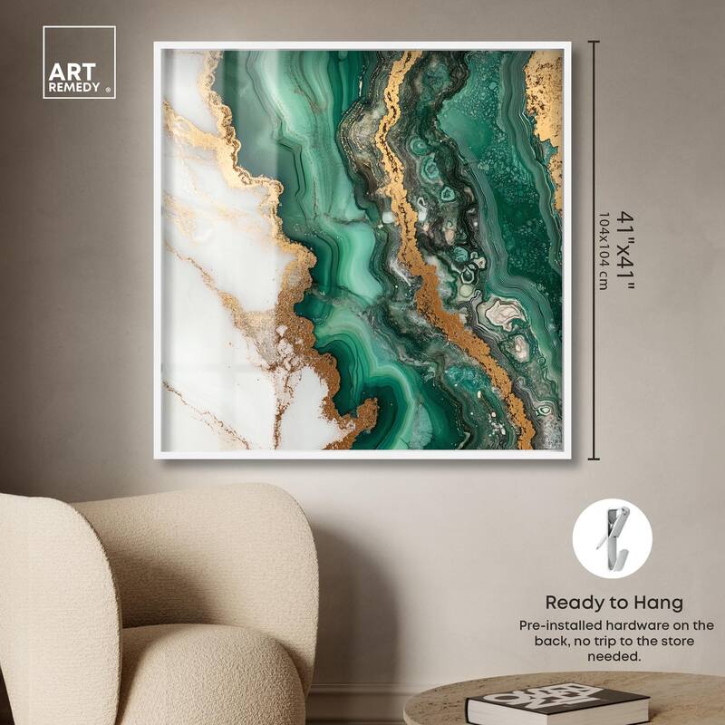 Malachite Majesty Shadowbox by Art Remedy