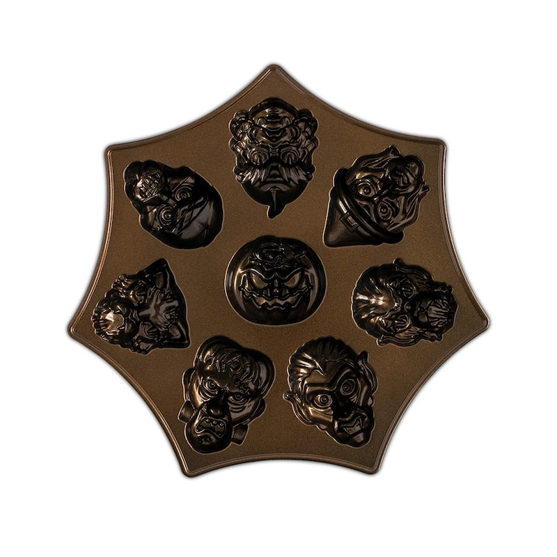 Nordic Ware Monster Mask Cakelet Pan - Brown