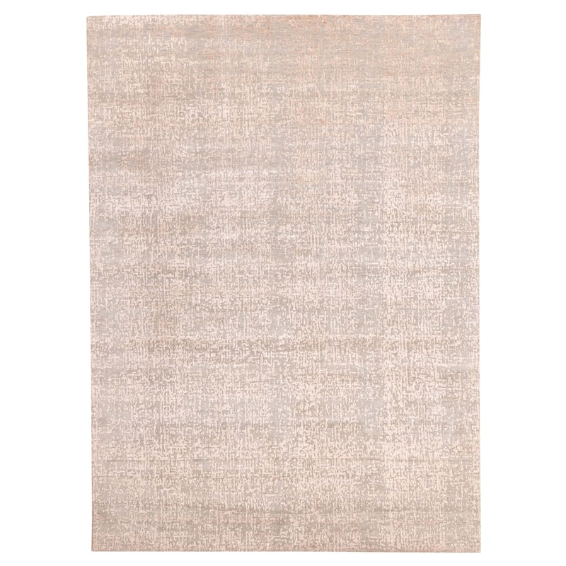 ECARPETGALLERY Hand-knotted Legacy Sage, Tan Silk, Wool Rug - 9'0 x 12'3