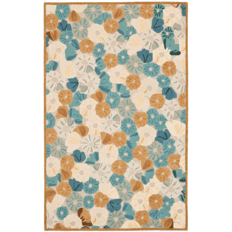 Martha Stewart by SAFAVIEH Poppy Field Wool/ Viscose Rug