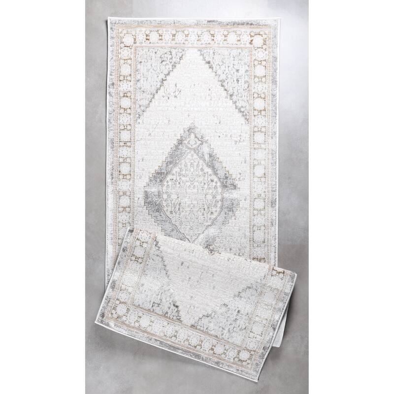 Viana Collection Modern Abstract Area Rug