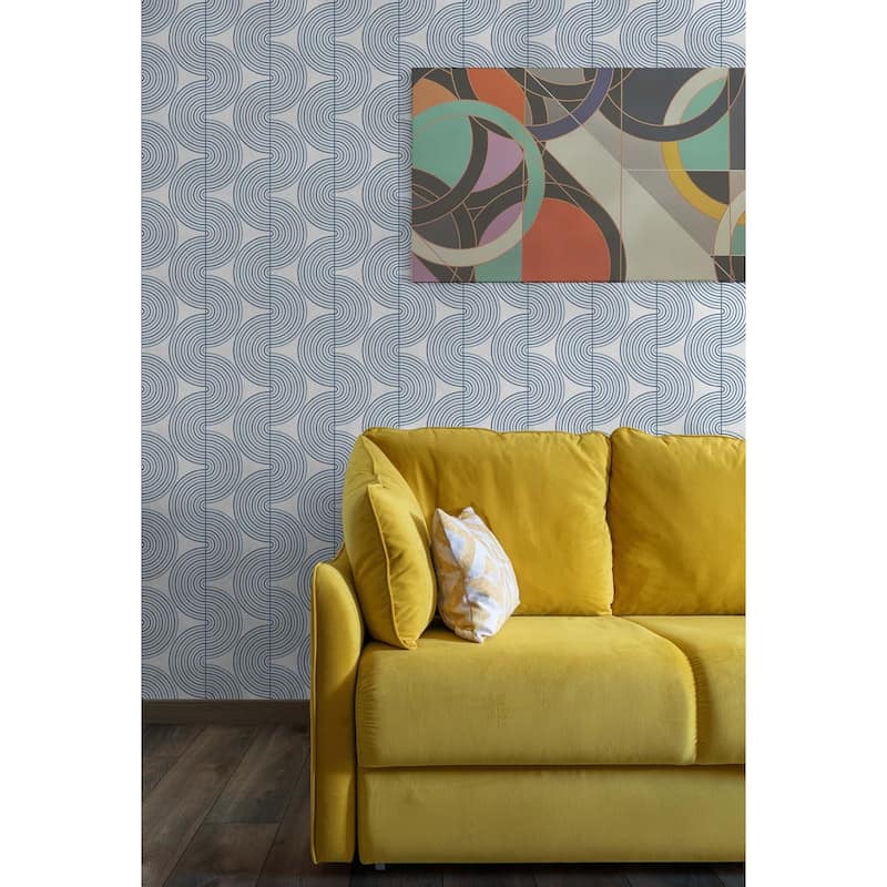 NextWall Zen Geo Peel and Stick Wallpaper