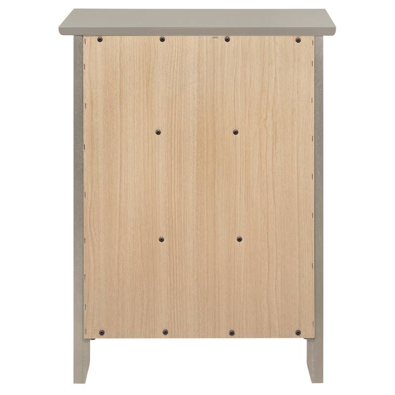 Nightstand with Extra Durability - Real Wood Veneers and Dove Tailed Drawers