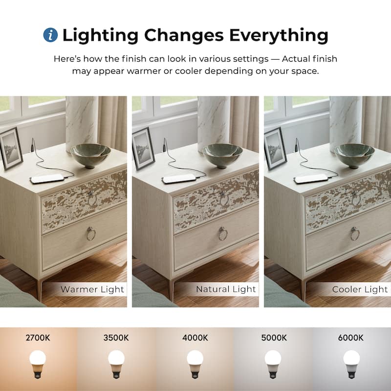 Furniture of America Fable Modern 3-Piece Solid Wood Dresser and 2-Nightstand Bedroom Set